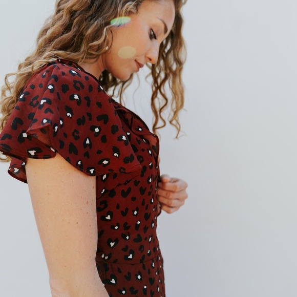 Wild Heart Wrap Dress - NWT - Picture 2 of 5